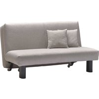 Bettcouch in Hellgrau Stoff modern von TopDesign