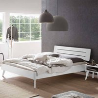 Buche weiß lackiert Betten aus Massivholz modernem Design von TopDesign