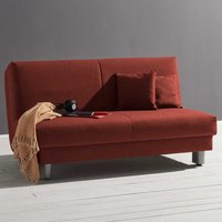 Couchbett in Dunkelrot Faltmechanik von TopDesign
