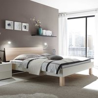 Ehebett in Esche hell und Weiß modern von TopDesign