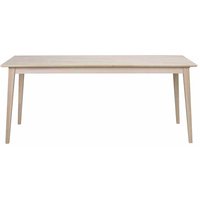 Esstisch in White Wash Optik Eiche massiv von TopDesign