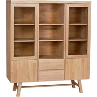 Esszimmer Highboard aus Eiche Massivholz 130 cm breit von TopDesign