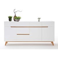 Esszimmer Sideboard in Weiß Asteiche Massivholz von TopDesign