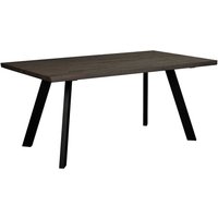 Esszimmer Tisch in Eiche dunkel und Schwarz 170 cm breit von TopDesign
