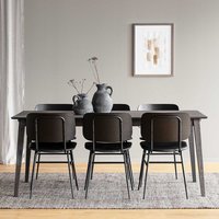 Esszimmermöbelset im Skandi Design sechs Stühle (siebenteilig) von TopDesign