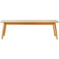 Esszimmersitzbank Eichefarben im Skandi Design 150x45x35 cm von TopDesign