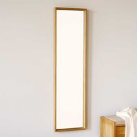 Garderoben Spiegel hängend in Eichefarben 150 cm hoch - 40 cm breit von TopDesign