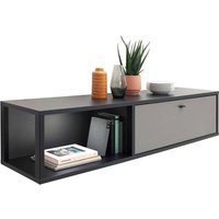 Hängeschrank Wohnzimmer in Grau 156 cm breit von TopDesign