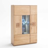 Highboard aus Eiche Bianco Wohnzimmer von TopDesign