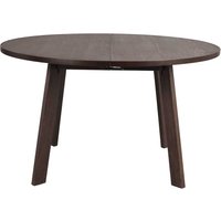 Küchen Tisch optional verlängerbar in Dunkelbraun geölt 75 cm hoch von TopDesign