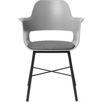 Kunststoff Stühle in Grau und Schwarz Armlehnen von TopDesign