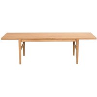 Langer Couchtisch aus Eiche Massivholz 160 cm breit von TopDesign