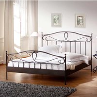 Metallbett in Dunkelbraun orientalischen Look von TopDesign