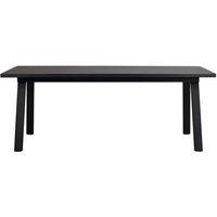 Moderner Esszimmer Tisch in Schwarz 100 cm tief von TopDesign