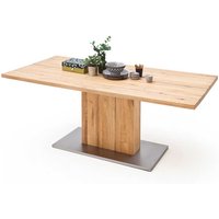 Säulen Esstisch aus Balkeneiche modern von TopDesign