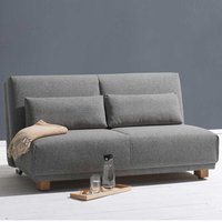 Schlafcouch in Grau Stoff 85 cm hoch von TopDesign