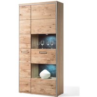 Schrank Vitrine in Asteiche Bianco furniert Landhausstil von TopDesign