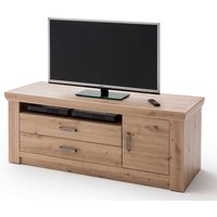 TV Kommode in Eichefarben 60 cm hoch von TopDesign