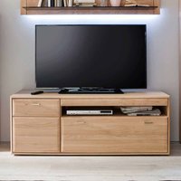 TV Lowboard aus Eiche hell geölt 150 cm breit von TopDesign