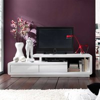 TV Lowboard in Weiß Hochglanz 170 cm breit von TopDesign