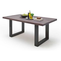 Tisch aus Zerreiche Massivholz und Stahl modern von TopDesign