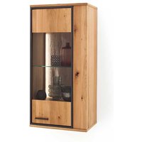 Wand Vitrine mit Asteiche furniert 60 cm breit von TopDesign