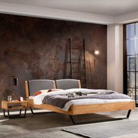 Wildbuche massiv Bett mit Kufen 160x200 cm 180x200 cm von TopDesign