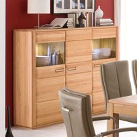 Wohnzimmer Highboard mit 3 Türen Beleuchtung von TopDesign