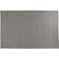 Wollteppich in Grau rechteckige Form von TopDesign