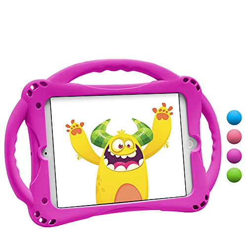 TopEsct iPad Mini Case Kids Anti-Shock Shockproof Grip Stand Protective Case for iPad Mini, Mini 2, Mini 3 iPad Mini 4 and iPad Mini 5 2019(Violett) von TopEsct
