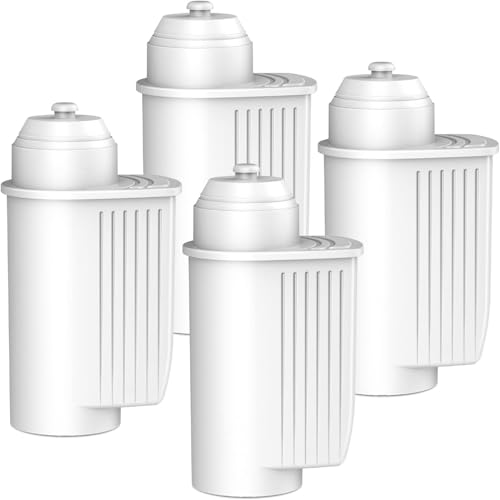 Wasserfilter für Siemens EQ Serie, EQ6, EQ9, EQ500, S500, Wassertropfenfilter für Bosch TCZ7003, TCZ7033, 12008246, 467873, Ersatzfilter für Brita Intenza 575491 (4Pcs) von TopEsct