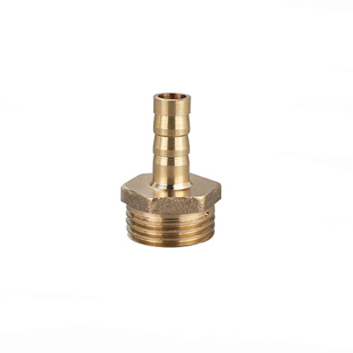 1 Stück BSP Schlauchanschluss Messing Stecker Fitting 6mm/8mm/10mm/12mm/16mm/19mm/25mm, Schlauch Barb Schwanz männlich BSP Außengewinde Adapter von TopHomer