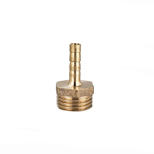 1 Stück BSP Schlauchanschluss Messing Stecker Fitting 6mm/8mm/10mm/12mm/16mm/19mm/25mm, Schlauch Barb Schwanz männlich BSP Außengewinde Adapter von TopHomer