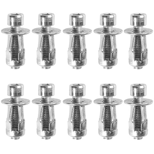 10 Stück M4*20 Blütenblattmuttern, Expansionsschraube Petal Nuts Hohlraumdübeln mit Schrauben Satz, Metallbefestigungen Hohlwände Gipskarton Befestigungen 10 Stück M4*20 Blütenblattmuttern, Expansionsschraube Petal Nuts Hohlraumdübeln mit Schrauben Satz, Metallbefestigungen Hohlwände Gipskarton Befestigungen von TopHomer