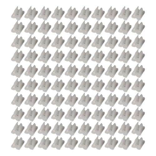 TopHomer 100 Stück LED Lichtschlauch Clips, LED Befestigungsclips Halter für 5-6mm Neon Wandmontage LED Lichterkette Wandleuchte Familie Parteien Festivals Hochzeiten (H-0612) von TopHomer