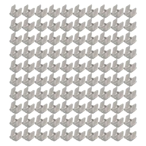 100 Stück LED Lichtschlauch Clips, LED Befestigungsclips Halter für 8mm Neon Wandmontage LED Lichterkette Wandleuchte Familie Parteien Festivals Hochzeiten (GT-0816) von TopHomer