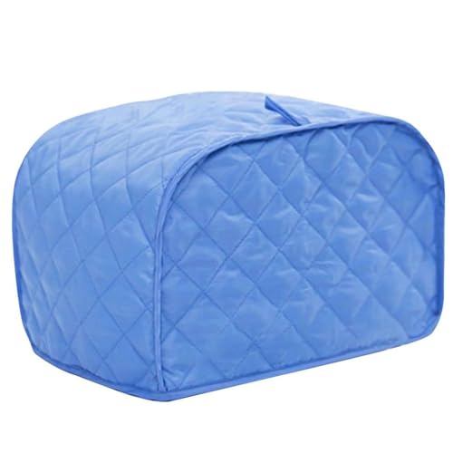 2 Scheiben Toaster Abdeckung, 28x19x20cm Staubdichte Geräteabdeckung für Küchentoaster (Marineblau) von TopHomer