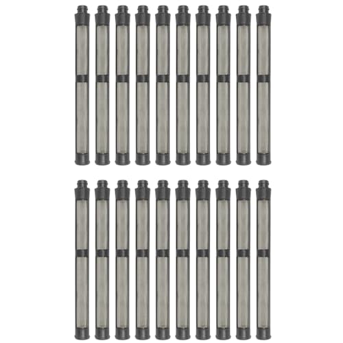 20 Stück 287032 Airless-Farbspritzsiebe, 60 Mesh-Spritzpistolenfilter, Ersatz für Baustellen, Werkstätten von TopHomer