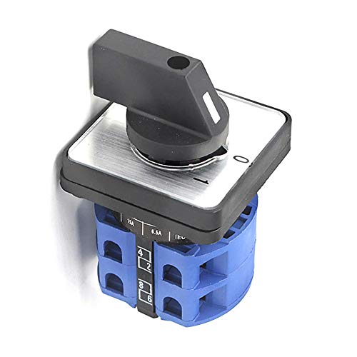 380 V 32 A 2-Positionen 2-polig 8 Klemmen Drehwähler Universal-Drehnocken-Umschalter Elektromotor-Wendeschalter von TopHomer