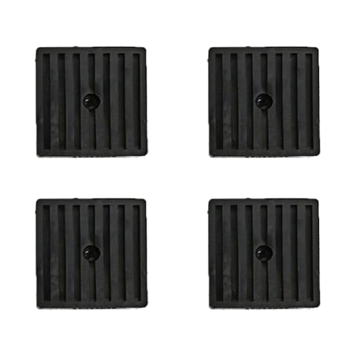 4 Stück Gummischwingungsdämpfer, 80 x 80 x 20 mm Isolierung Schwingung absorbierende Pad Dämpfung Matte für Luftkompressor Klimaanlage von TopHomer