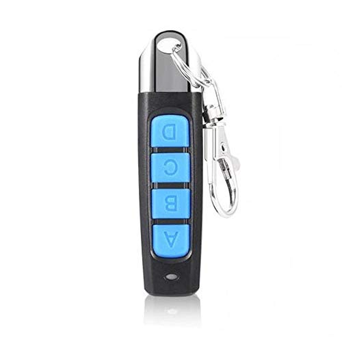 433 MHz Universal Garagentor Kopie Fernbedienung, Auto Alarm Klonen Duplikator Lock Opener für Haus und Geschäft Tor Rollläden, Blau, ABCD-Tasten von TopHomer