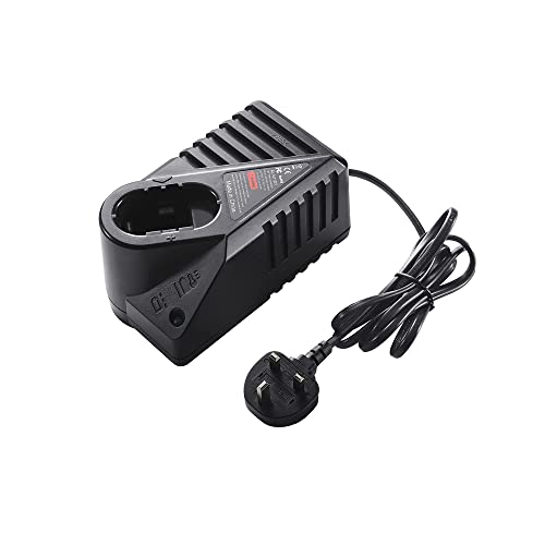 AL1411DV 7.2V 9,6 V 12V 14,4 V 1,5A Ni-CD Ni-MH-Batterie-Ladegerät für Elektrowerkzeuge Elektrische Bohrer, Kompatibel mit BAT043 BAT038 BAT040 BAT041 BAT140 BAT048 BAT100 BAT119 (UK Plug) von TopHomer