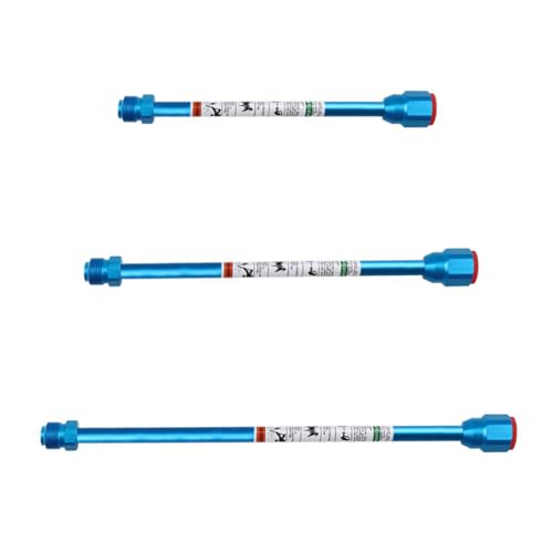 Airless-Farbsprüher-Verlängerungsstange, 20/25/30 cm, Aluminiumlegierung, Spritzpistolenspitze, Verlängerungsstange, Druck-Sprühaufsatz (blau) von TopHomer