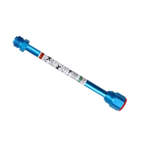 Airless-Farbsprüher-Verlängerungsstange, 20 cm, Aluminiumlegierung, Spritzpistolenspitze, Verlängerungsstange, Drucklackiersprüheraufsatz (blau) von TopHomer