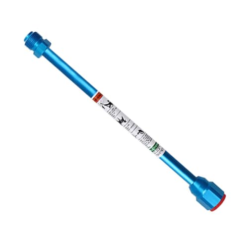 Airless-Farbsprüher-Verlängerungsstange, 25 cm, Aluminiumlegierung, Spritzpistolenspitze, Verlängerungsstange, Drucklackiersprüheraufsatz (blau) von TopHomer