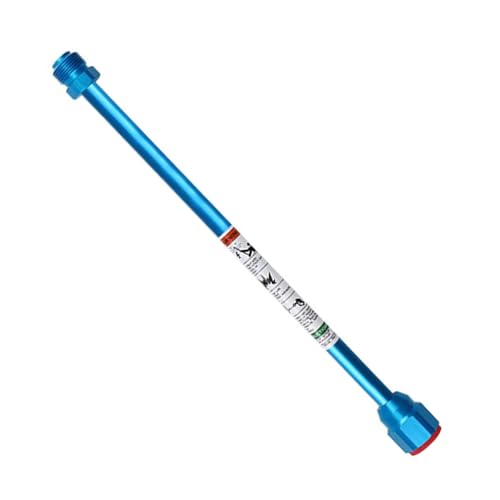 Airless-Farbsprüher-Verlängerungsstange, 30 cm, Aluminiumlegierung, Spritzpistolenspitze, Verlängerungsstange, Drucklackiersprüheraufsatz (blau) von TopHomer