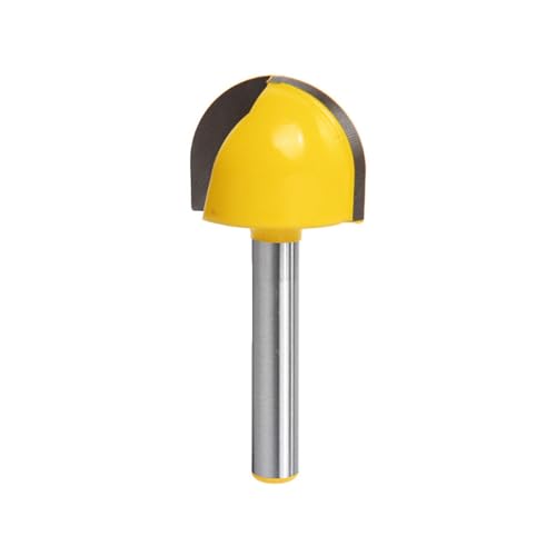 Cove Box Fräser, Wolframstahllegierung 1/4 Zoll Schaft Halbrunder Nutfräser für CNC, Tisch- und Handfräser Cove Box Fräser, Wolframstahllegierung 1/4 Zoll Schaft Halbrunder Nutfräser für CNC, Tisch- und Handfräser von TopHomer