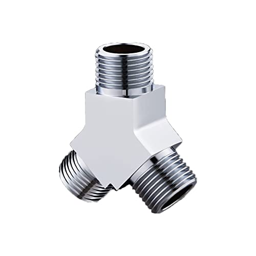 G1/2" Umschaltventil Dusche, 3 Wege Ventil Umsteller Adapter Umstellventil Duschsystem Ersatzteil für Handbrause Dusche von TopHomer