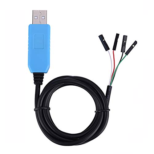 Konverter Serielles Kabelmodul, PL2303TA USB zu TTL RS232 Portadapter 4pin für Win XP/Vista / 7/8 / 8.1 von TopHomer