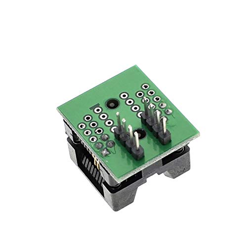 SOP8 bis DIP8 Breitkörpersitz Breit 200mil Pitch Programmer Adapter Sockelplatine Elektronisches Zubehör Blau / Grün (Grün) von TopHomer